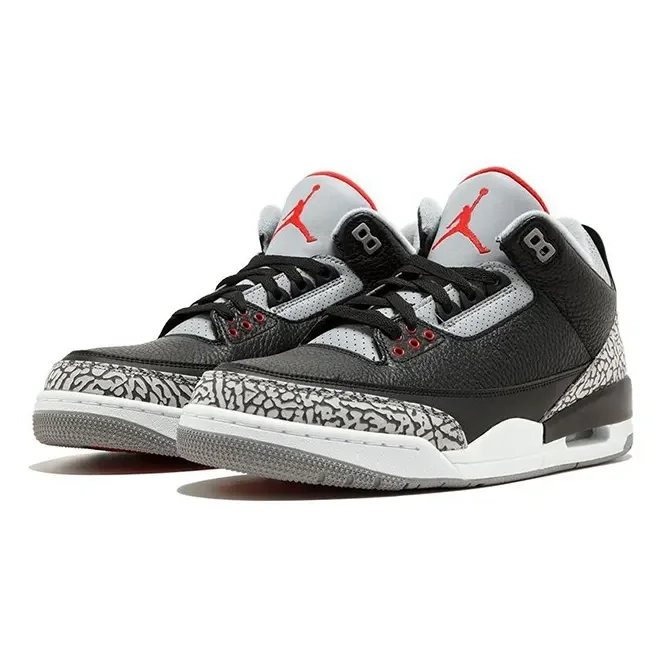Air Jordan 3 Retro OG “Black Cement” heel view